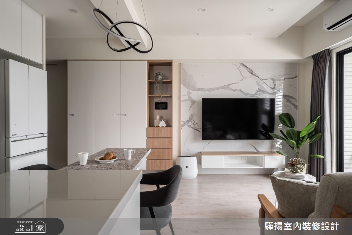 新成屋(5年以下)＿現代北歐風客廳餐廳中島案例圖片＿驊揚室內裝修設計有限公司＿驊揚_155之8