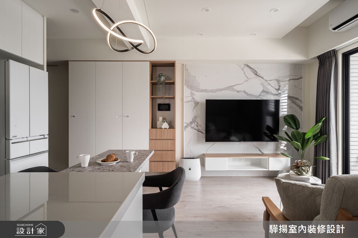 新成屋(5年以下)＿現代北歐風客廳餐廳中島案例圖片＿驊揚室內裝修設計有限公司＿驊揚_155之9