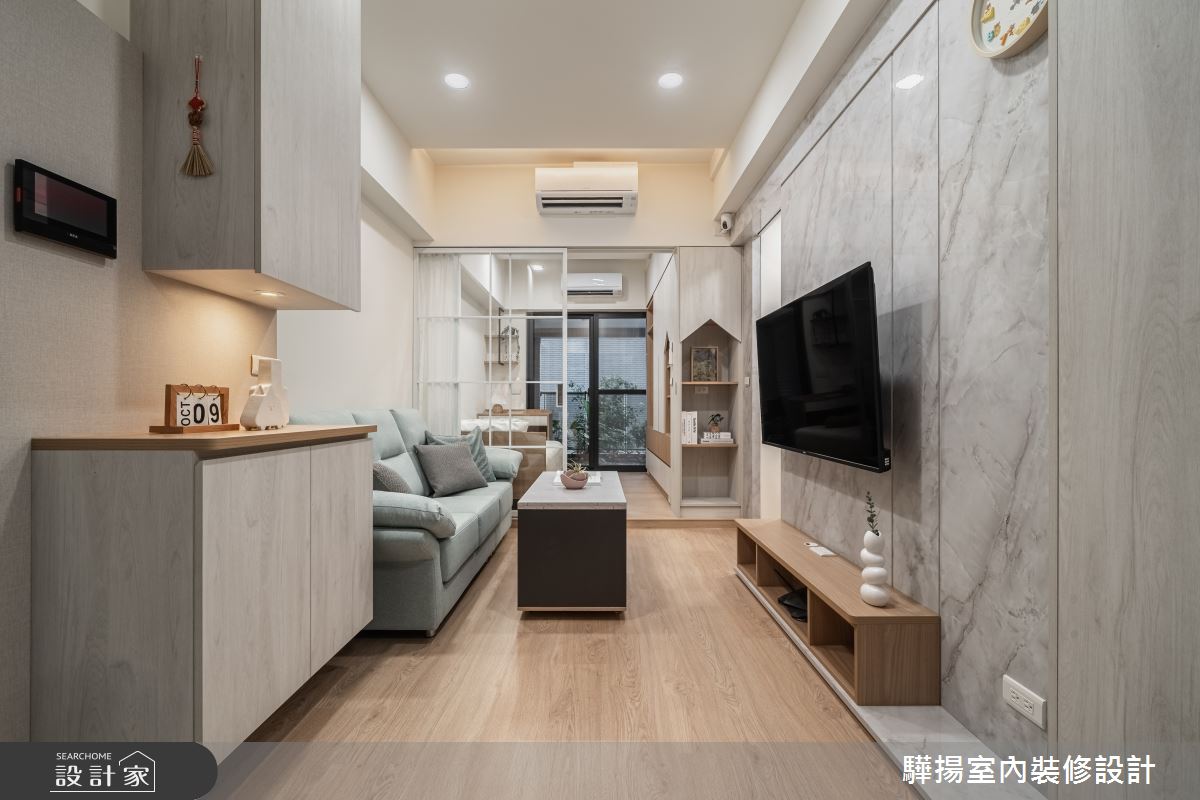 新成屋(5年以下)＿北歐風玄關客廳案例圖片＿驊揚室內裝修設計有限公司＿驊揚_157之1