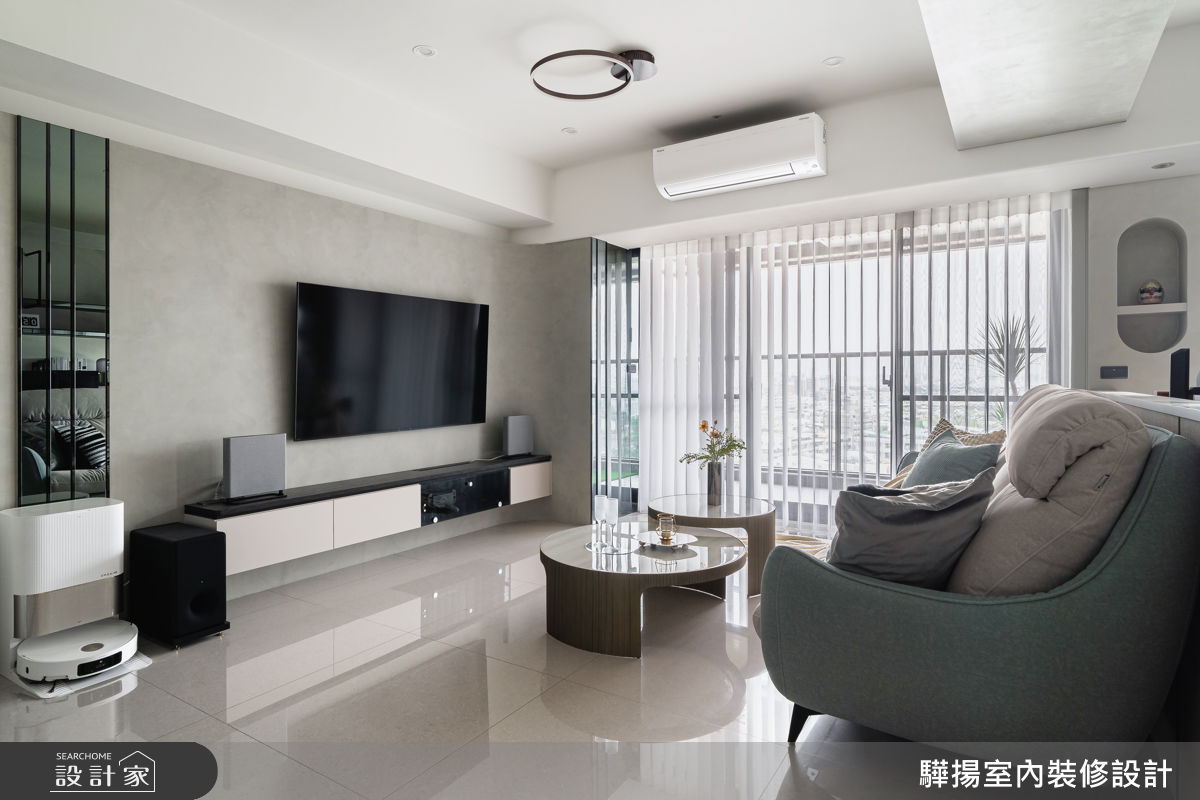 20坪新成屋(5年以下)＿混搭風客廳案例圖片＿驊揚室內裝修設計有限公司＿驊揚_163之5