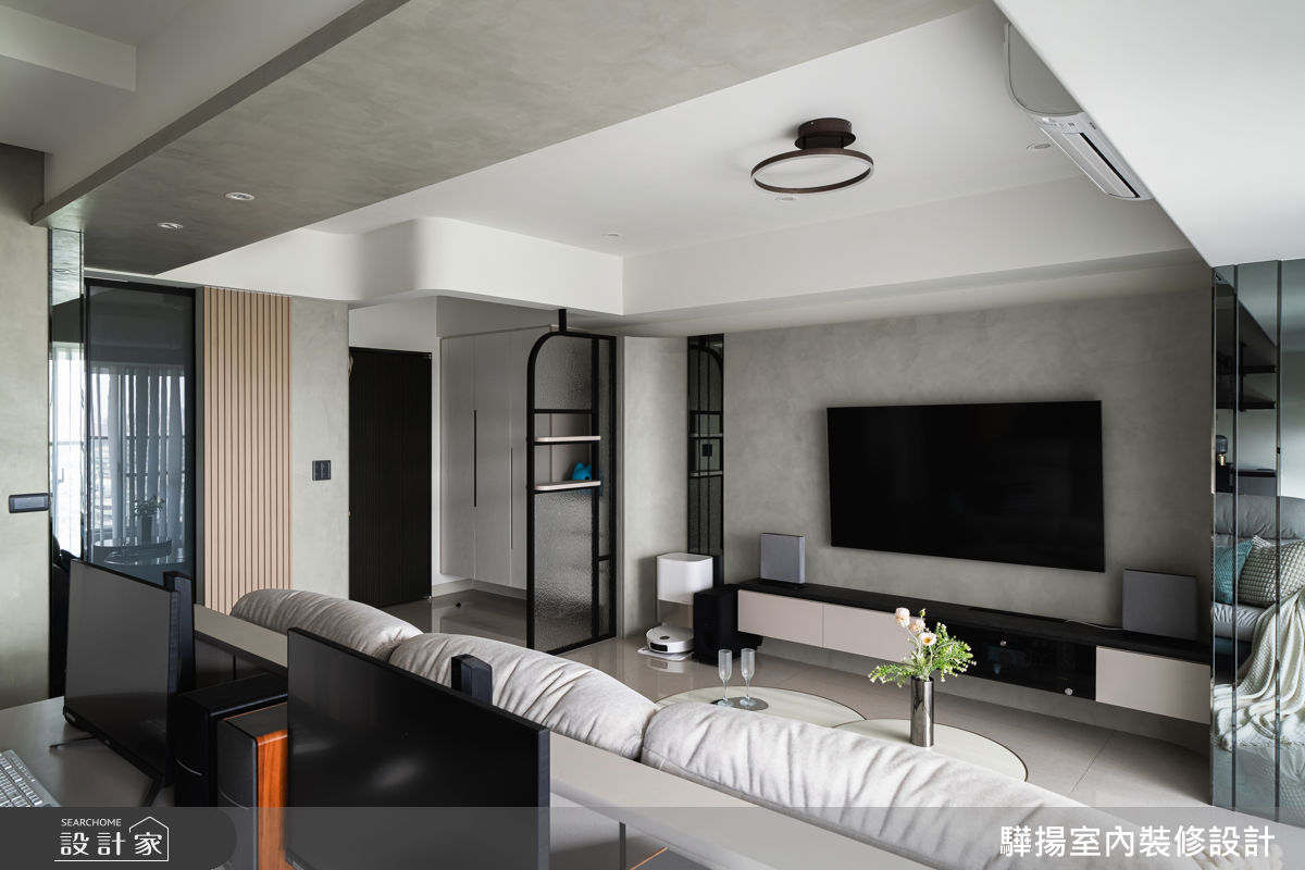 20坪新成屋(5年以下)＿混搭風玄關客廳案例圖片＿驊揚室內裝修設計有限公司＿驊揚_163之7