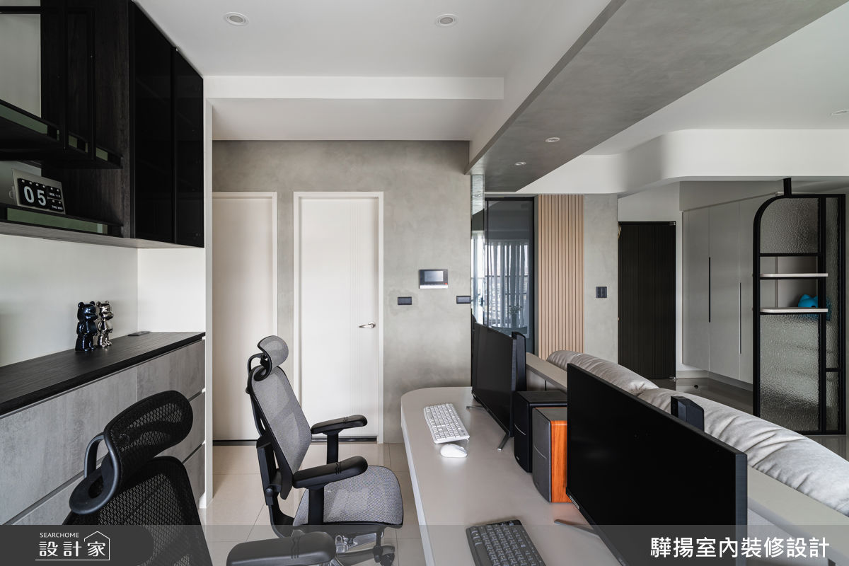 20坪新成屋(5年以下)＿混搭風書房工作區案例圖片＿驊揚室內裝修設計有限公司＿驊揚_163之8