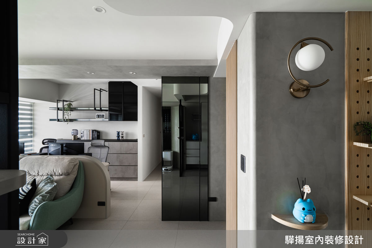 20坪新成屋(5年以下)＿混搭風玄關客廳書房案例圖片＿驊揚室內裝修設計有限公司＿驊揚_163之11