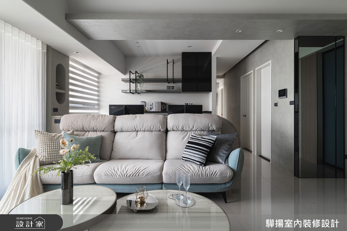 20坪新成屋(5年以下)＿混搭風客廳案例圖片＿驊揚室內裝修設計有限公司＿驊揚_163之13