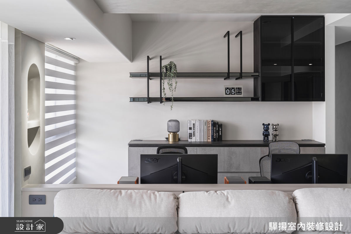 20坪新成屋(5年以下)＿混搭風書房工作區案例圖片＿驊揚室內裝修設計有限公司＿驊揚_163之15