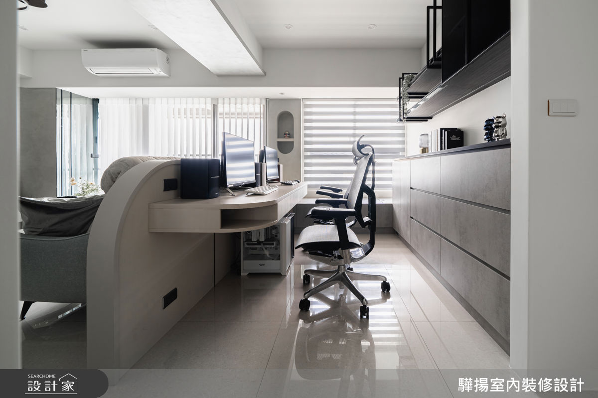 20坪新成屋(5年以下)＿混搭風書房工作區案例圖片＿驊揚室內裝修設計有限公司＿驊揚_163之17