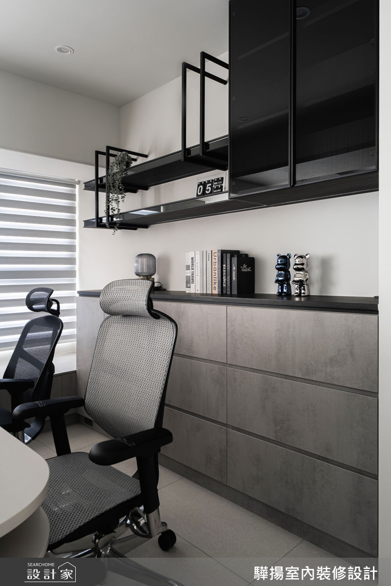 20坪新成屋(5年以下)＿混搭風書房工作區案例圖片＿驊揚室內裝修設計有限公司＿驊揚_163之18