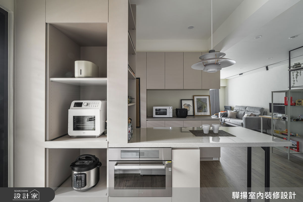 新成屋(5年以下)＿混搭風客廳餐廳廚房中島案例圖片＿驊揚室內裝修設計有限公司＿驊揚_167之9