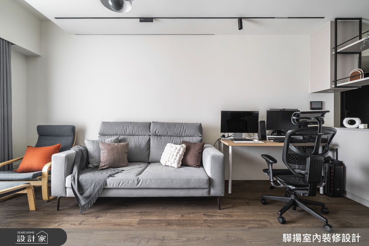 新成屋(5年以下)＿混搭風客廳書房工作區案例圖片＿驊揚室內裝修設計有限公司＿驊揚_167之13