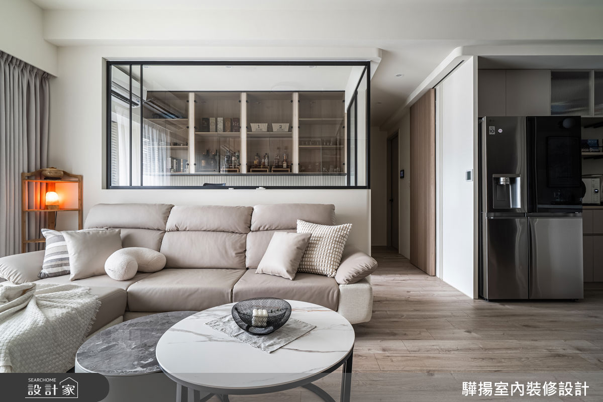 20坪新成屋(5年以下)＿現代混搭風客廳案例圖片＿驊揚室內裝修設計有限公司＿驊揚_171之7