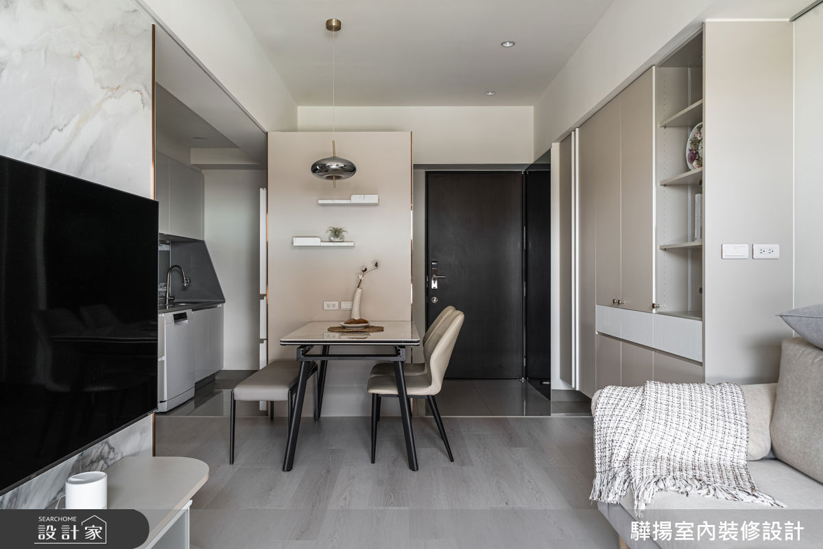15坪新成屋(5年以下)＿混搭風玄關客廳餐廳廚房案例圖片＿驊揚室內裝修設計有限公司＿驊揚_173之8