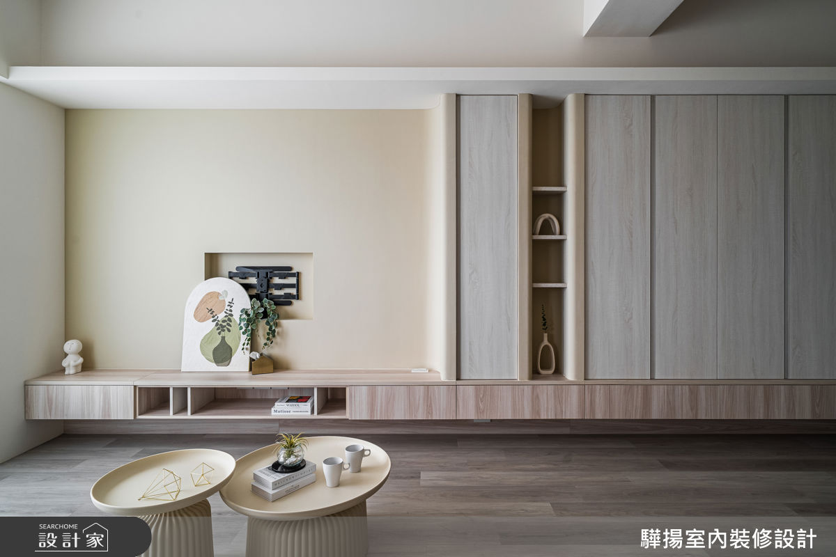 22坪新成屋(5年以下)＿混搭風客廳案例圖片＿驊揚室內裝修設計有限公司＿驊揚_174之14