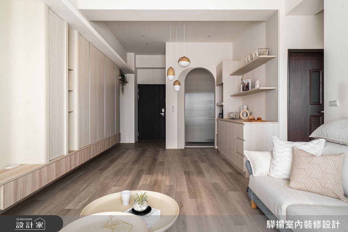 22坪新成屋(5年以下)＿混搭風玄關客廳案例圖片＿驊揚室內裝修設計有限公司＿驊揚_174之16
