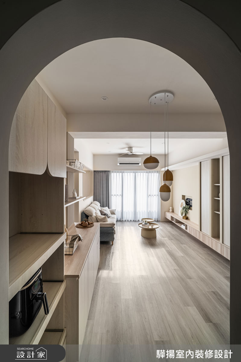 22坪新成屋(5年以下)＿混搭風客廳廚房案例圖片＿驊揚室內裝修設計有限公司＿驊揚_174之18