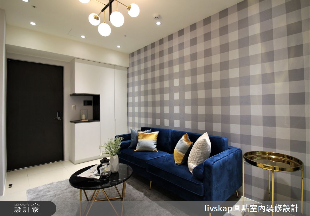 10坪新成屋(5年以下)＿現代風客廳案例圖片＿圓點室內裝修國際有限公司＿圓點_02之1