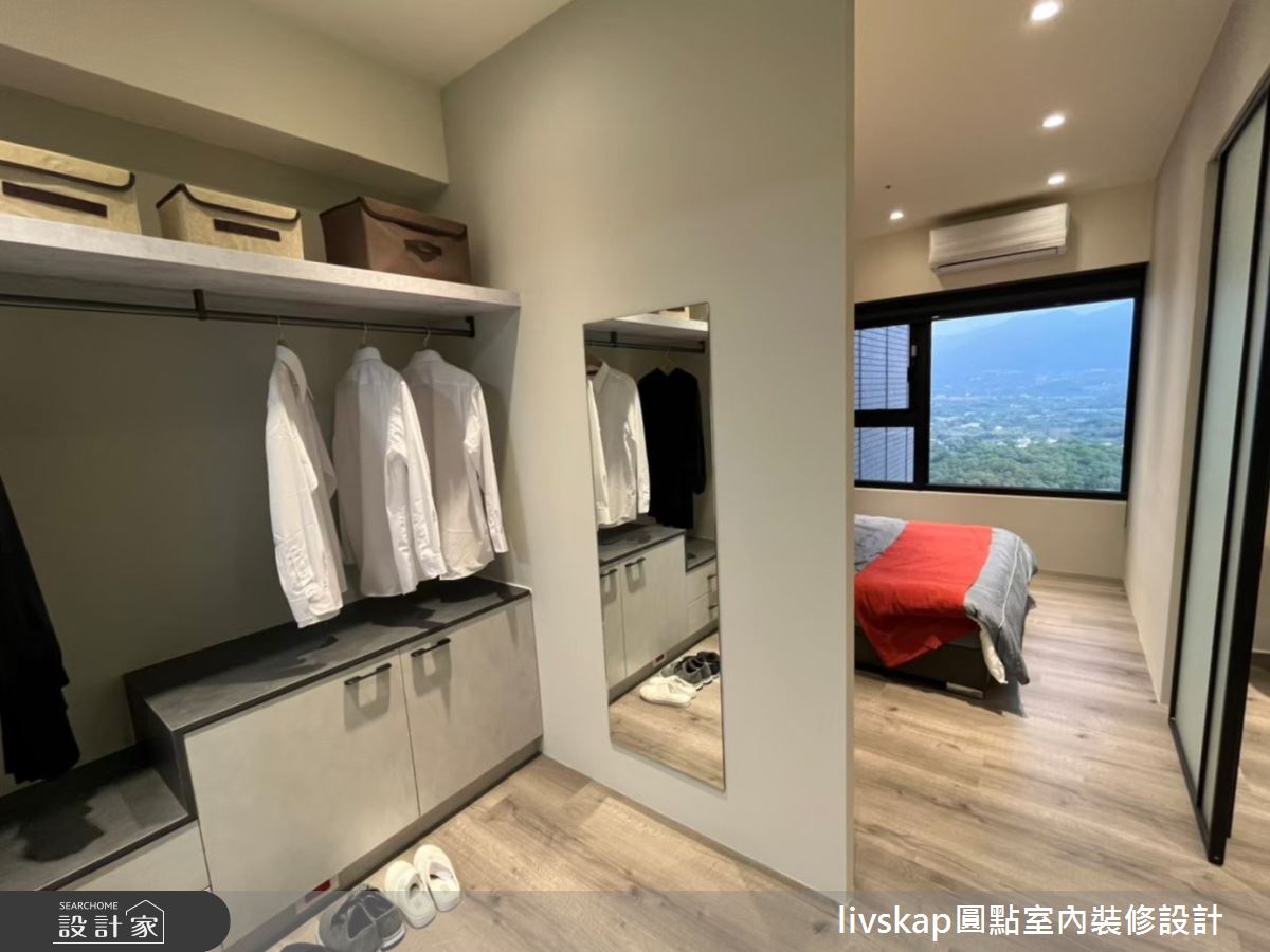 15坪老屋(16~30年)＿現代風臥室更衣間案例圖片＿圓點室內裝修國際有限公司＿圓點_05之7
