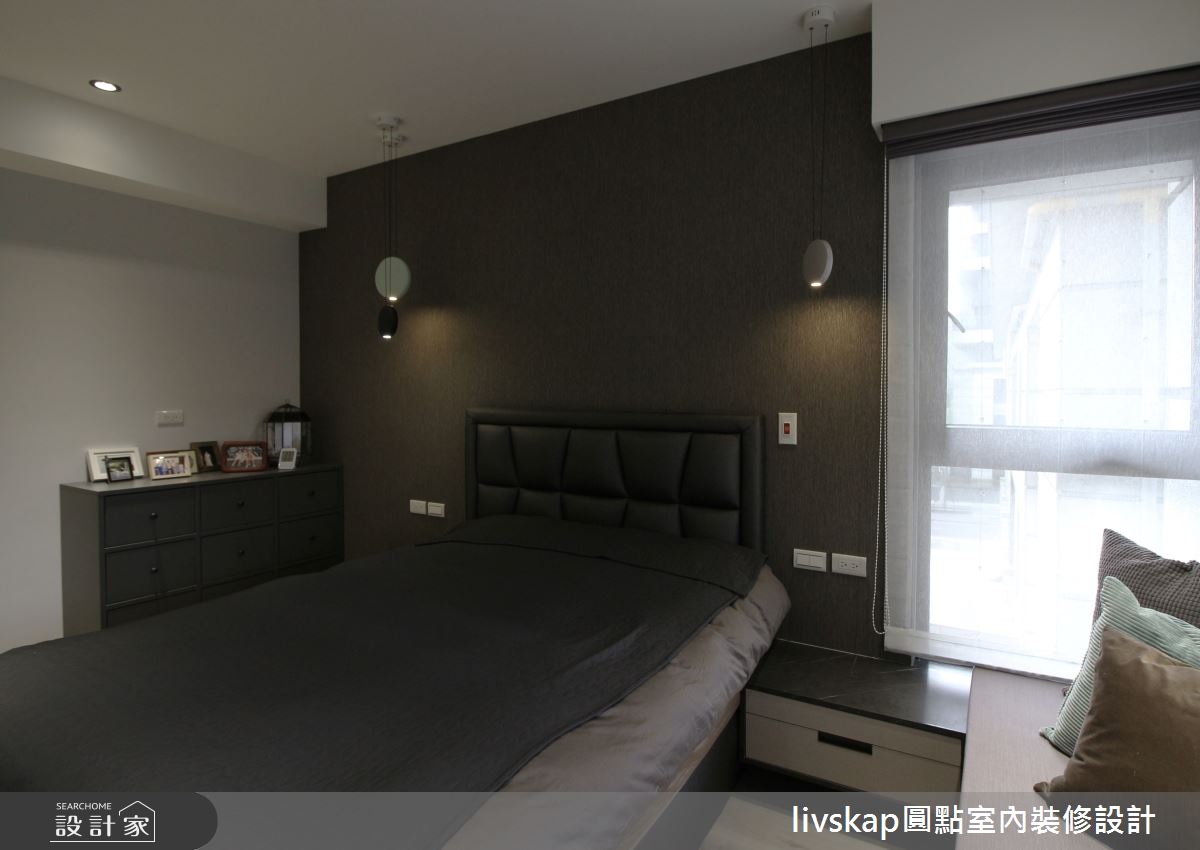 32坪新成屋(5年以下)＿現代風臥室臥榻案例圖片＿圓點室內裝修國際有限公司＿圓點_06之9