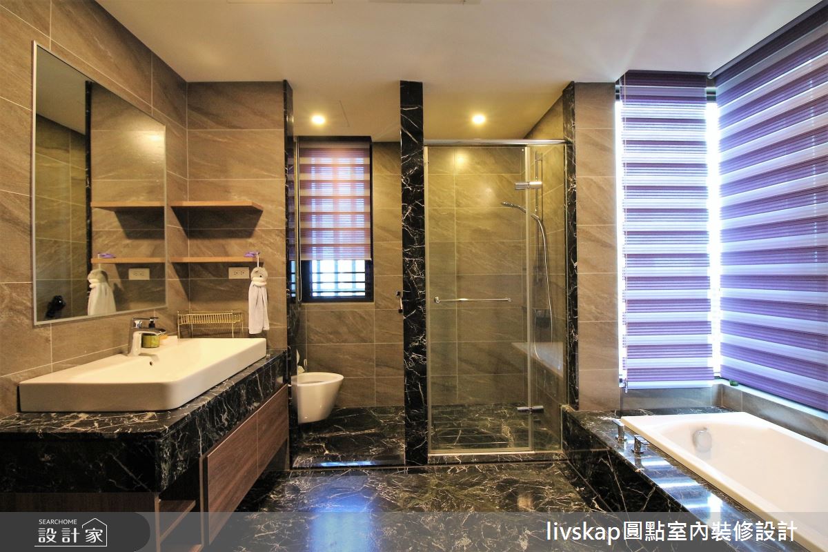 47坪新成屋(5年以下)＿現代風浴室案例圖片＿圓點室內裝修國際有限公司＿圓點_07之20