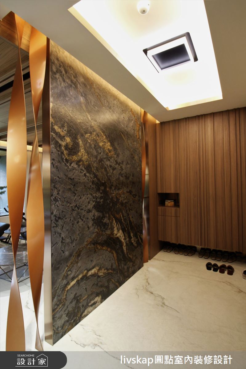 67坪毛胚屋＿混搭風玄關案例圖片＿圓點室內裝修國際有限公司＿圓點_10之2