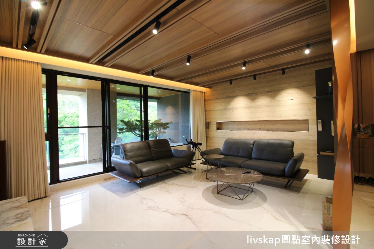 67坪毛胚屋＿混搭風客廳案例圖片＿圓點室內裝修國際有限公司＿圓點_10之4