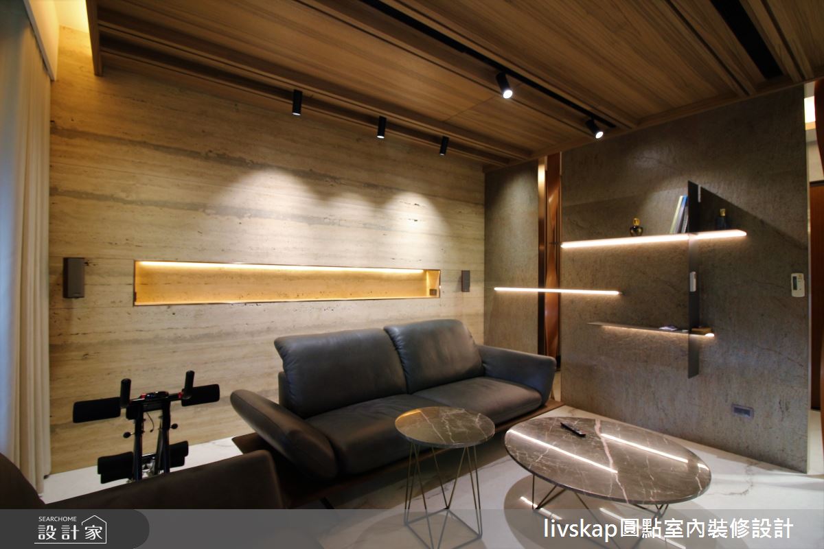 67坪毛胚屋＿混搭風客廳案例圖片＿圓點室內裝修國際有限公司＿圓點_10之6
