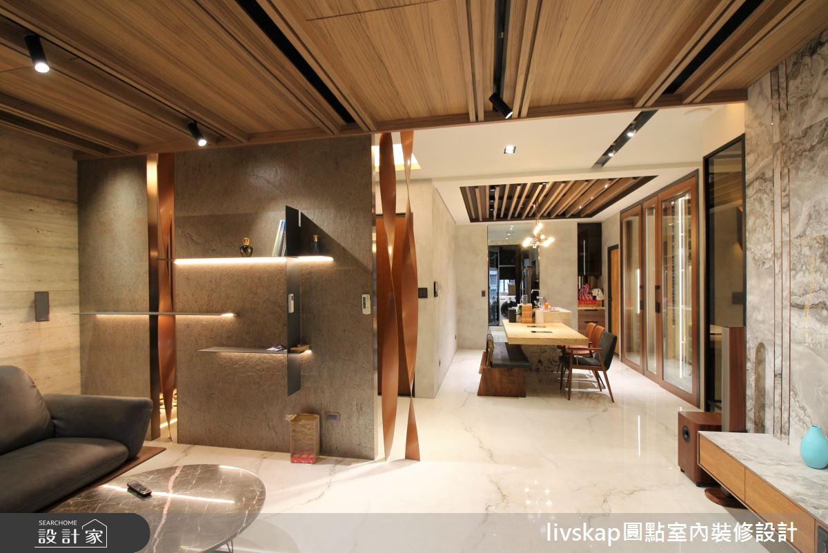 67坪毛胚屋＿混搭風客廳餐廳案例圖片＿圓點室內裝修國際有限公司＿圓點_10之10