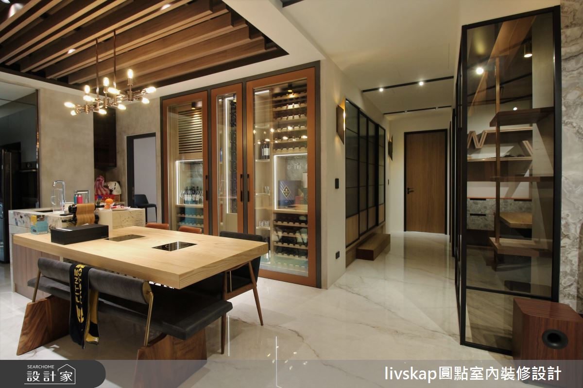 67坪毛胚屋＿混搭風餐廳走廊案例圖片＿圓點室內裝修國際有限公司＿圓點_10之14