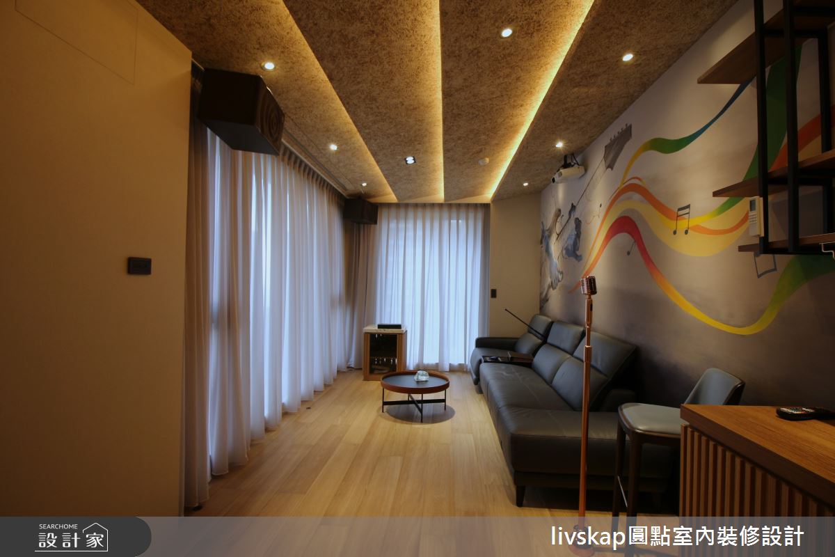 67坪毛胚屋＿混搭風多功能室案例圖片＿圓點室內裝修國際有限公司＿圓點_10之23