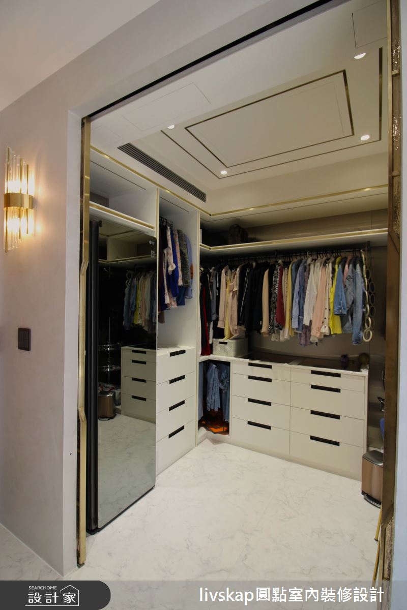 67坪毛胚屋＿混搭風更衣間案例圖片＿圓點室內裝修國際有限公司＿圓點_10之32