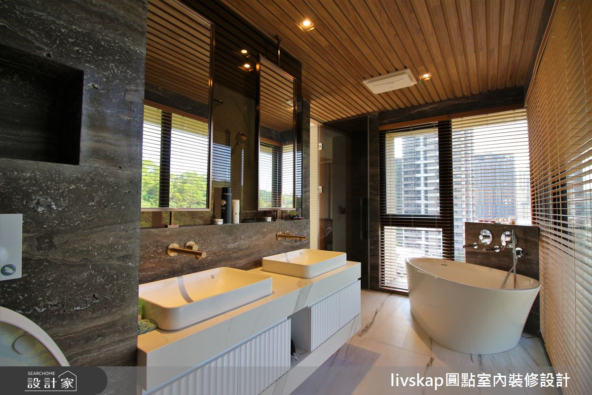 67坪毛胚屋＿混搭風浴室案例圖片＿圓點室內裝修國際有限公司＿圓點_10之35