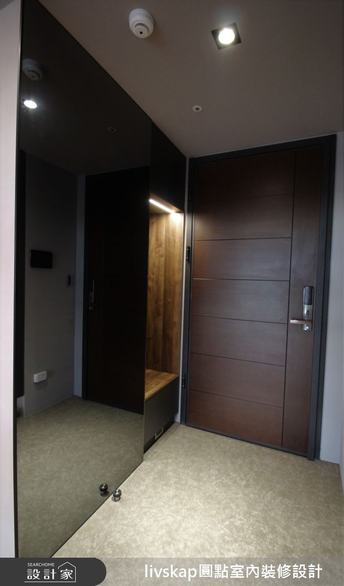 20坪新成屋(5年以下)＿工業風玄關案例圖片＿圓點室內裝修國際有限公司＿圓點_11之1
