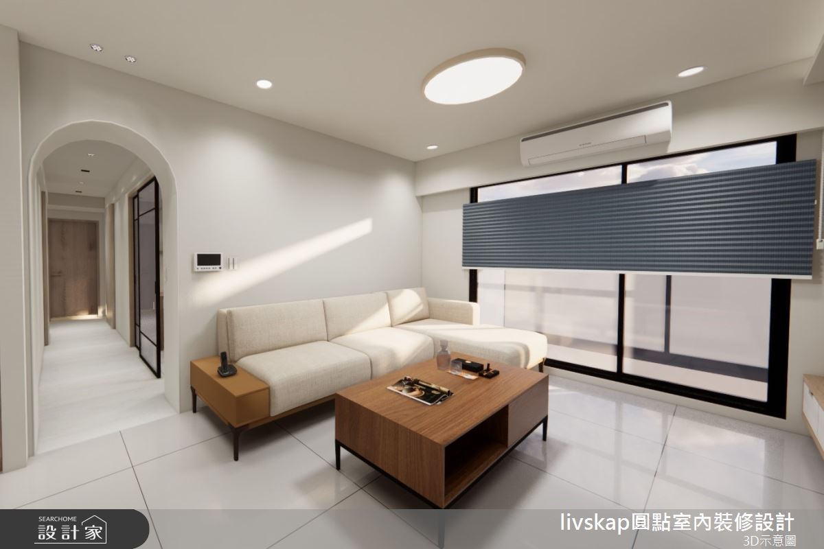 新成屋(5年以下)＿簡約風客廳案例圖片＿圓點室內裝修國際有限公司＿圓點_12之3