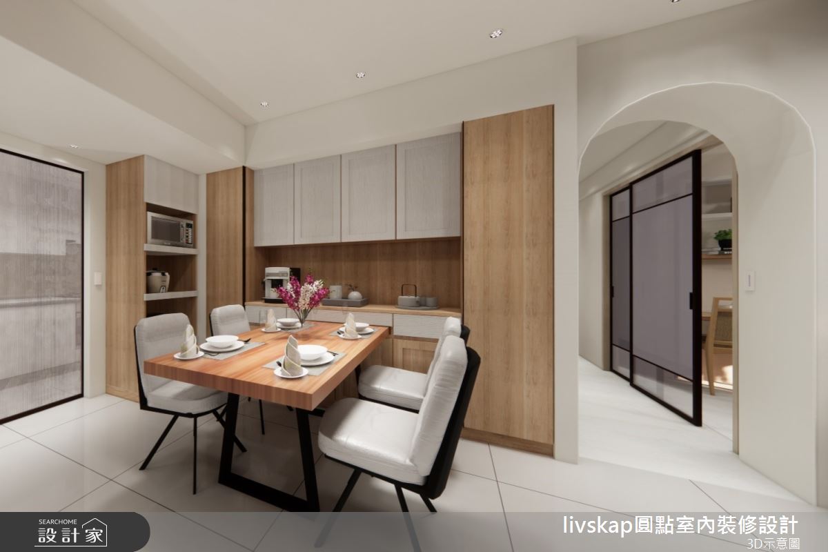 新成屋(5年以下)＿簡約風餐廳案例圖片＿圓點室內裝修國際有限公司＿圓點_12之4