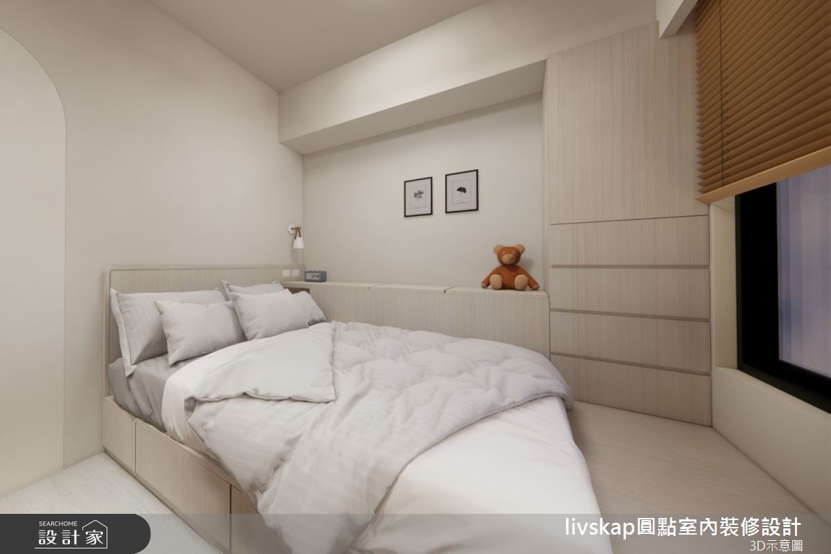 新成屋(5年以下)＿簡約風臥室案例圖片＿圓點室內裝修國際有限公司＿圓點_12之6
