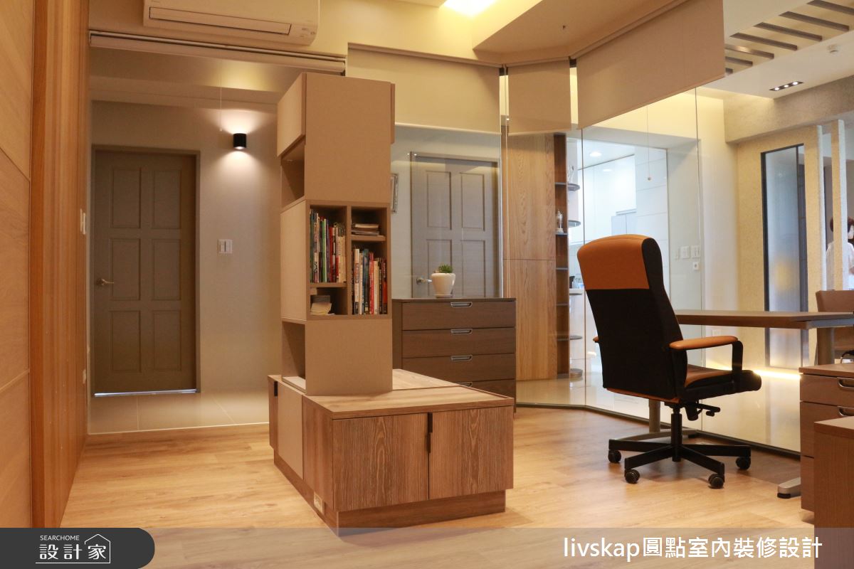 32坪新成屋(5年以下)＿混搭風書房工作區案例圖片＿圓點室內裝修國際有限公司＿圓點_13之11