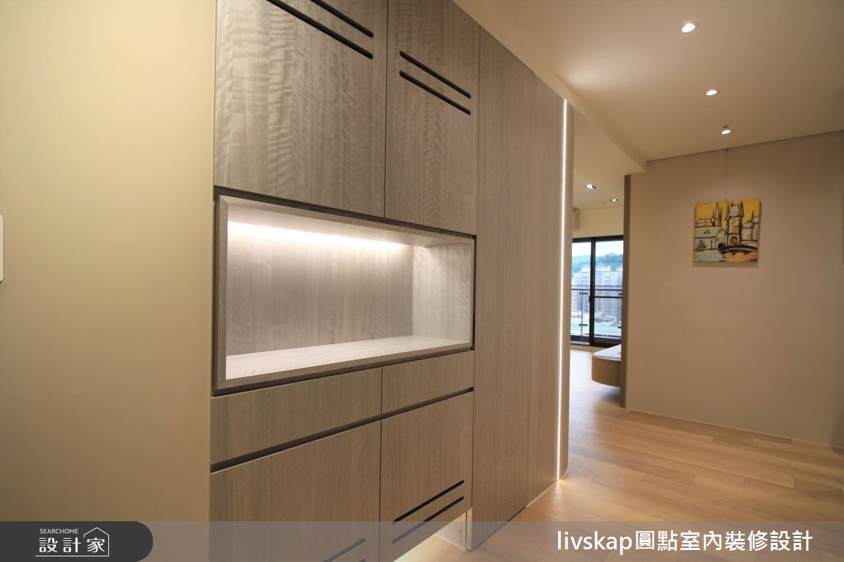 32坪中古屋(5~15年)＿簡約風玄關案例圖片＿圓點室內裝修國際有限公司＿圓點_14之1