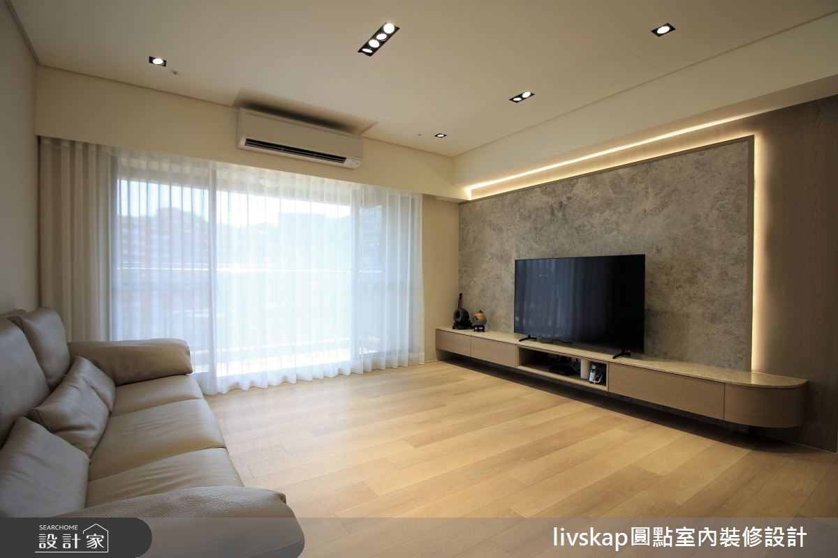 32坪中古屋(5~15年)＿簡約風客廳案例圖片＿圓點室內裝修國際有限公司＿圓點_14之6