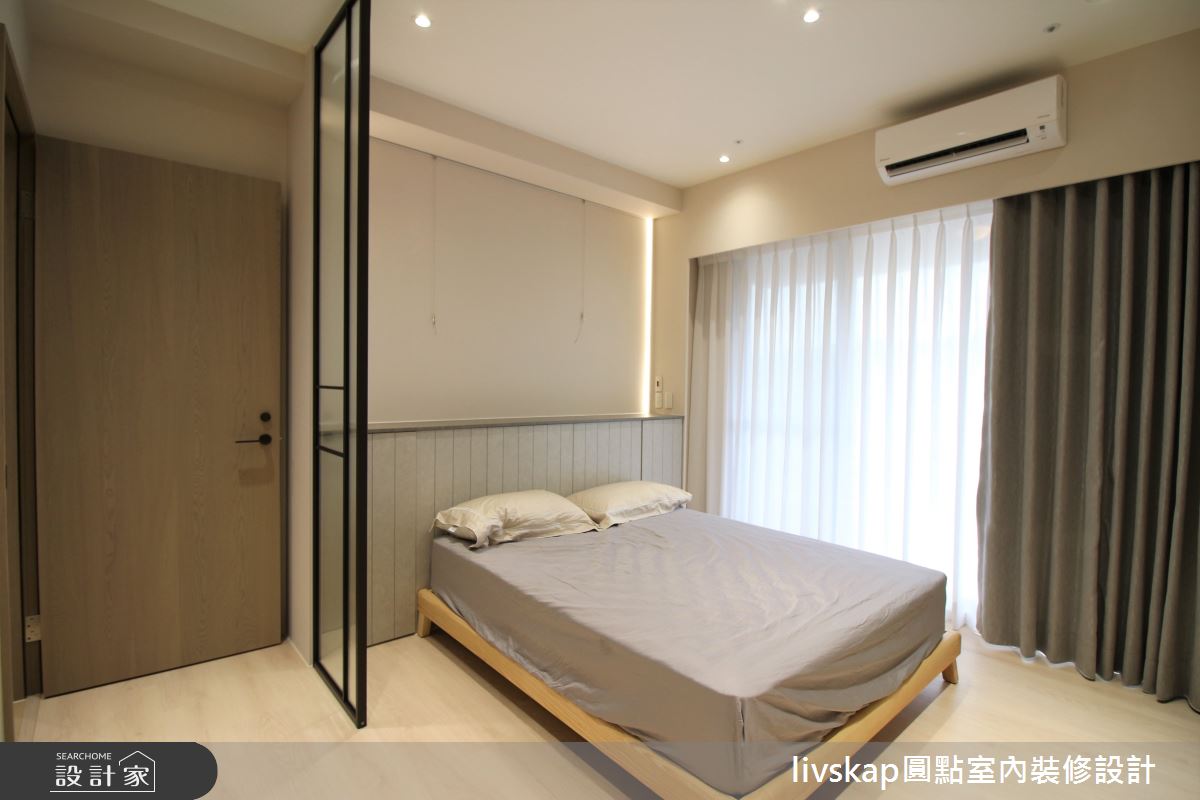 32坪中古屋(5~15年)＿簡約風臥室案例圖片＿圓點室內裝修國際有限公司＿圓點_14之19