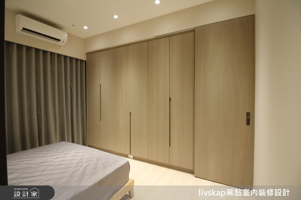 32坪中古屋(5~15年)＿簡約風臥室案例圖片＿圓點室內裝修國際有限公司＿圓點_14之22