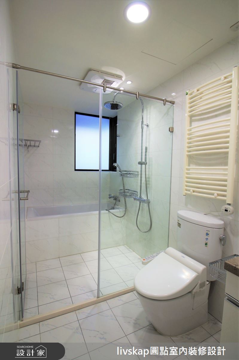 32坪中古屋(5~15年)＿簡約風浴室案例圖片＿圓點室內裝修國際有限公司＿圓點_14之23