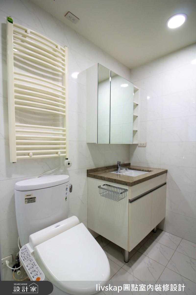 32坪中古屋(5~15年)＿簡約風浴室案例圖片＿圓點室內裝修國際有限公司＿圓點_14之24