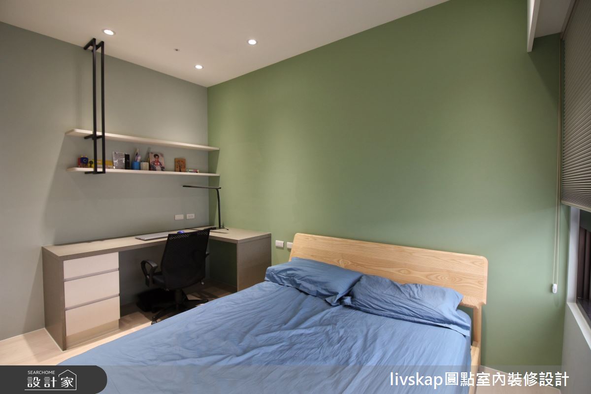 32坪中古屋(5~15年)＿簡約風臥室案例圖片＿圓點室內裝修國際有限公司＿圓點_14之27