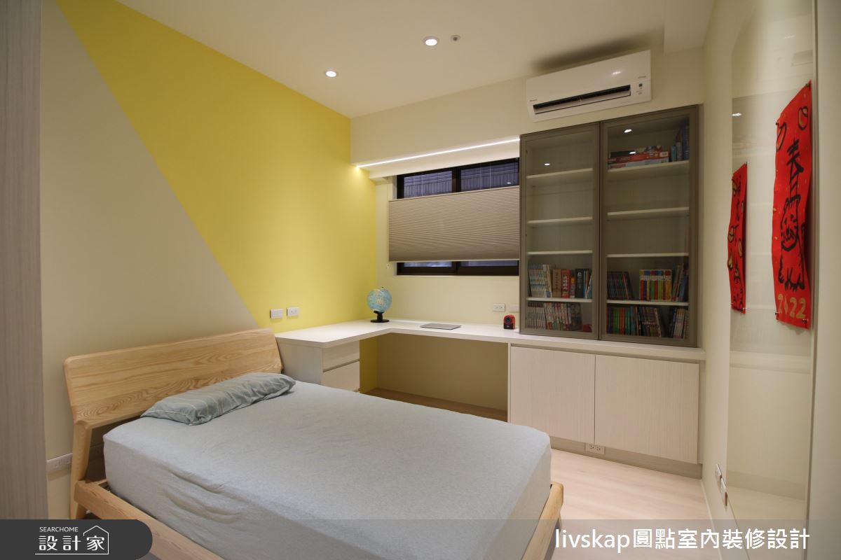 32坪中古屋(5~15年)＿簡約風臥室案例圖片＿圓點室內裝修國際有限公司＿圓點_14之30