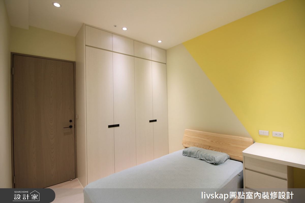 32坪中古屋(5~15年)＿簡約風臥室案例圖片＿圓點室內裝修國際有限公司＿圓點_14之31