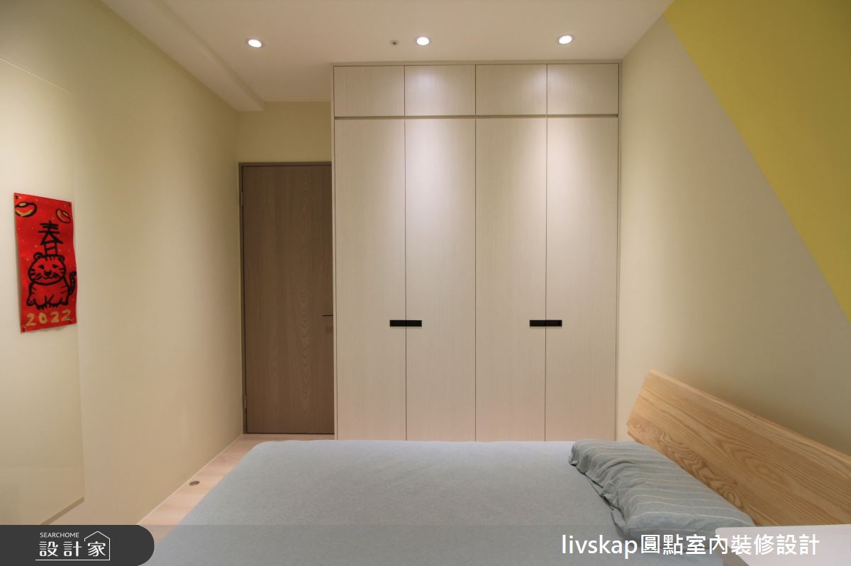 32坪中古屋(5~15年)＿簡約風臥室案例圖片＿圓點室內裝修國際有限公司＿圓點_14之32