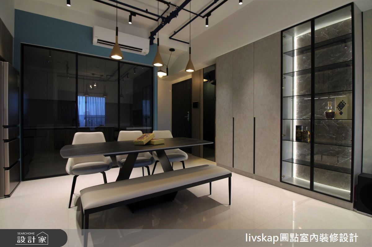 36坪新成屋(5年以下)＿混搭風餐廳案例圖片＿圓點室內裝修國際有限公司＿圓點_15之10