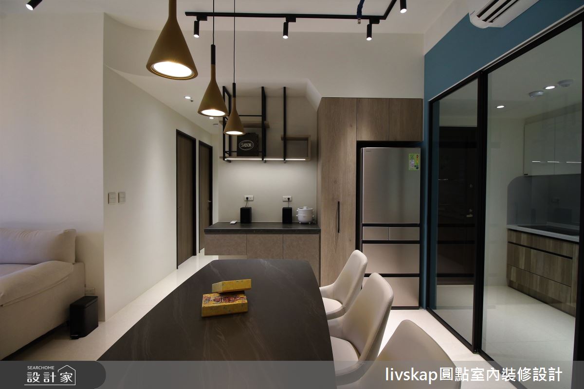 36坪新成屋(5年以下)＿混搭風餐廳案例圖片＿圓點室內裝修國際有限公司＿圓點_15之13