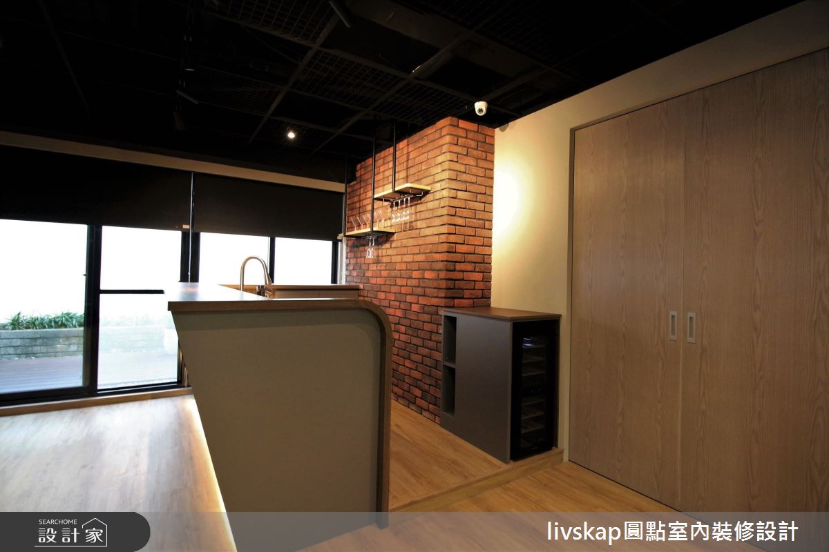 40坪新成屋(5年以下)＿美式風吧檯案例圖片＿圓點室內裝修國際有限公司＿圓點_16之5