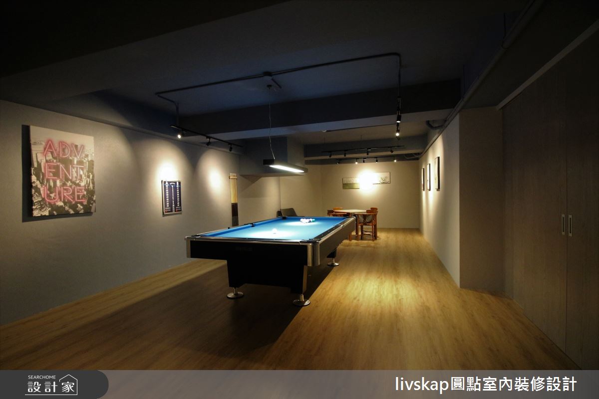 40坪新成屋(5年以下)＿美式風多功能室案例圖片＿圓點室內裝修國際有限公司＿圓點_16之9