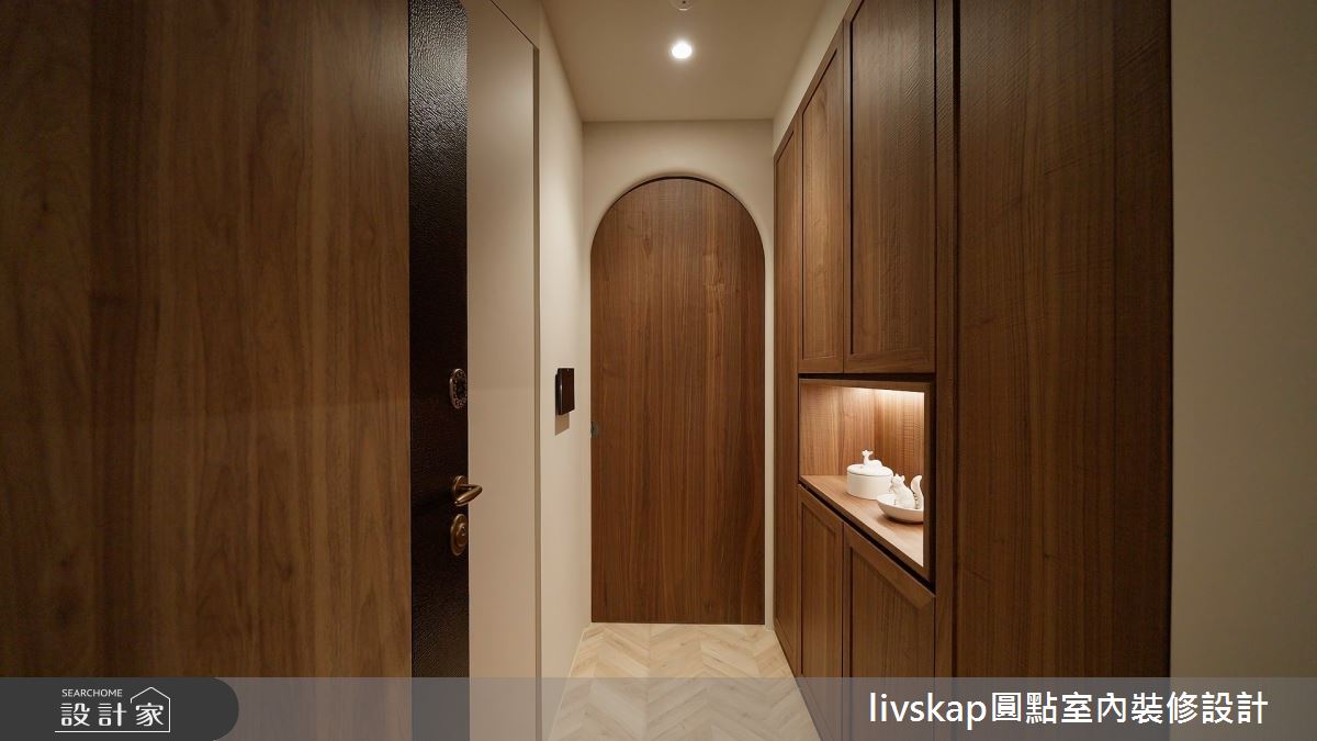 16坪新成屋(5年以下)＿法式中古風玄關案例圖片＿圓點室內裝修國際有限公司＿圓點_20之2